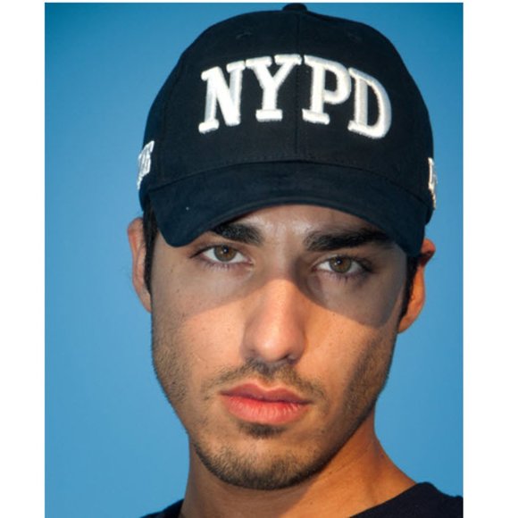 Navy NYPD White Letters Hat baseball cap unisex NWT - Picture 1 of 2